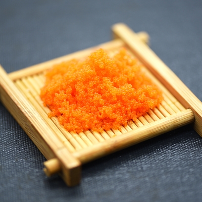 Masago Tobiko Gromadnik Ryba ikra sushi Latająca Ryba Ikra Mrożony Gromadnik