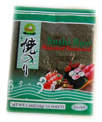 Pieczone Alga Sushi Yaki Nori Wodorosty 10 Arkuszy