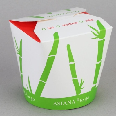 Jednorazowe pudełko z twardym papierem na wynos w kształcie prostokąta Kraft Food Noodle Box