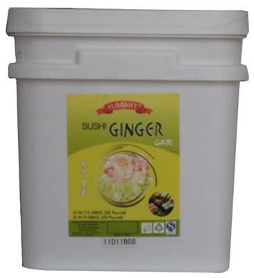 OEM Red Sliced ​​Marynowany Sushi Imbir 9,08 kg