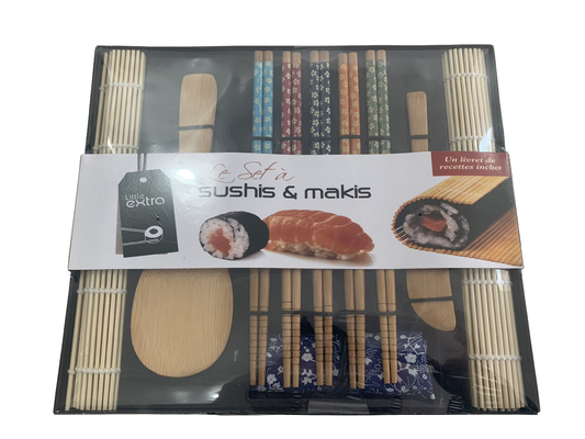 Zestaw do toczenia sushi bambusowego Pełny zestaw do samodzielnego robienia japońskich sushi