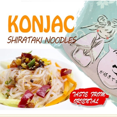 Zero kalorii Niskotłuszczowy Organiczny Makaron Shirataki Błonnik Konjac Galaretki Makaron Bez Smaku