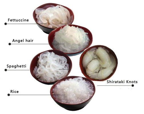 Chińska organiczna niskowęglowodanowa Shirataki Konjac Noodle Bezcukrowa zdrowa żywność
