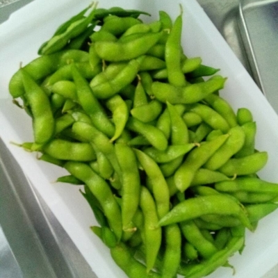 6 cm Mrożona Fasola Edamame Mukimame IQF Łuskana Edamame W Pod